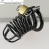 Cage de chasteté The snake noire